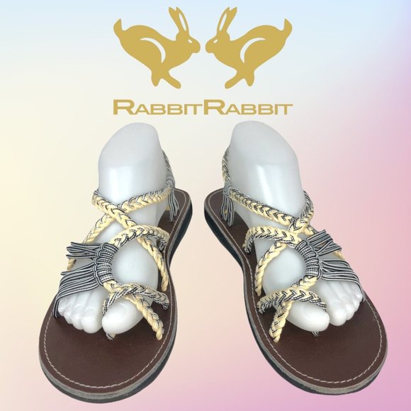 RabbitRabbit | Shoes | Rabbit Rabbit Black White Ivory Rome Toe Cross ...
